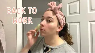 BACK TO WORK MORNING ROUTINE | Mama needed a break..... | Kayla Carter