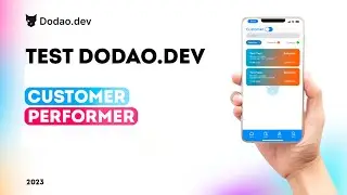 dApp Dodao.dev - How it works | whole customer and performer process