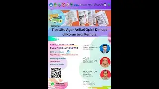 #SEAQIS #SEAMOLEC #TIKOMDIK VCT BATCH 8 : Tips Jitu Agar Artikel Opini Dimuat di Koran bagi Pemula