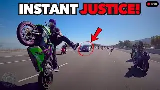 When Motorcyclists Face INSTANT JUSTICE!