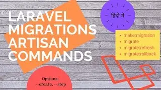 LARAVEL | Database Migration artisan commands | HINDI