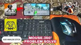 BGMI Gameplay Mouse 360° Problem Solve In ODO Gamepad Mapper App New Video 2022