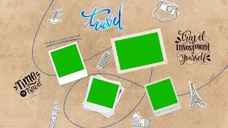 Travel Destination Photo Slideshow Green Screen | Chroma key