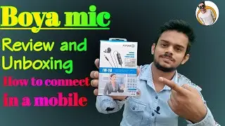 Boya M1 mic Unboxing & Review || Best budget mic | | BOYA BY-M1 Lavalier Microphone Unboxing💥💥