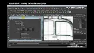 Episode1 Maya 3d modelling Helicopter Pt15