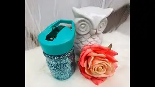 How to Epoxy and Glitter a Dollar Store Plastic Tumbler Cup