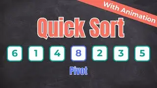 Quick Sort Algorithm Explained in 2 Minutes | Visual Animation