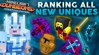 Ranking ALL New Unique Items in Minecraft Dungeons: Creeping Winter DLC From Worst to Best!