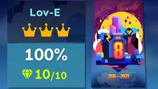 Rolling sky LOVE E all crowns and gems