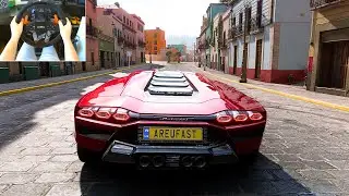 1200HP Lamborghini Countach - Forza Horizon 5 | Fanatec CSL DD