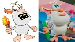 Laugh with Booba Bubble Gum Video Game Funny Drawing Meme  | Funny Cartoon Compilation Video🤣
