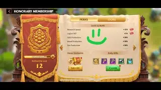 Call of Dragons Membership 12 Reached on F2P! RIP Gem Stack :(