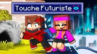 Minecraft mais tout ce que je TOUCHE devient futuriste !