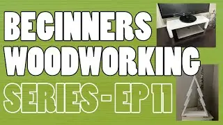Beginner's Woodworking Series - EP: 11 - Christmas Decor - Monitor Stand - Finishing Techniques
