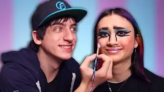 Mijn VRIENDJE doet Mijn MAKE-UP.... HELP