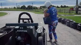 Renee's First Go Karting Experience