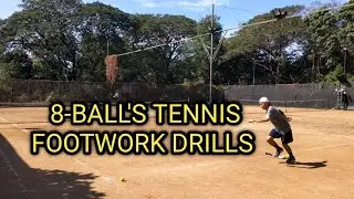 8-Balls Tennis Footwork Drills #tennis #tennisfootwork #tennisfootwork #tennisfootworkdrills