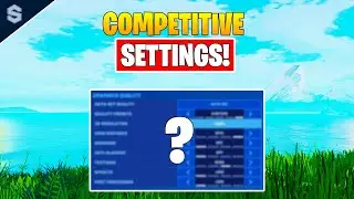 Best Settings For Competitive Fortnite!