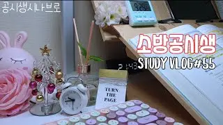 [소방공시생 브이로그#55] STUDY VLOG | 자막 0.001 있는 9시간 공부 영상 | 공부자극 | 공부타임랩스 | 집공♡ 일상♡시나브로