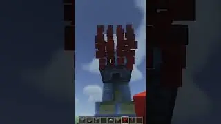 How to make Thor Hammer in Minecraft ⚡ #shorts #marvel