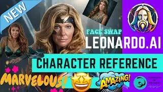 NEW Just released! Leonardo AI Character Reference Image to Image Leonardo ai consistent characters