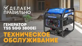 Бензогенератор инверторный TSS SGG 3800Ei обзор и ТО (техническое обслуживание)