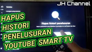 Menghapus Histori Pencarian/Penelusuran di Youtube Smart TV-Delete Search History On Youtube SmartTV