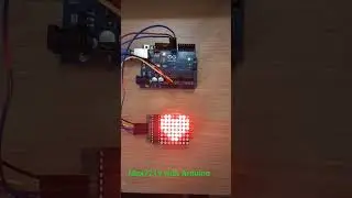 display character in Max7219 with Arduino#shorts#youtubeshorts