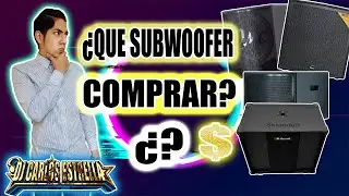 ¿QUE SUBWOOFERS COMPRAR SI VOY A EMPEZAR MI SONIDO?
