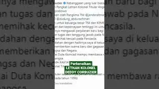 Perkenalkan : Letnan Kolonel Deddy Corbuzier #shorts #closethedoor #selebriti