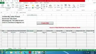 Excel to Tally |Sales Entry import From excel to tally prime 4.0 |Tutorial Tips |Automation | Free|