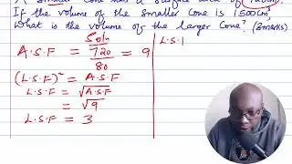 SIMILARITY | LINEAR SCALE FACTOR | AREA SCALE FACTOR| VOLUME SCALE FACTOR