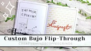 CUSTOM BULLET JOURNAL 2021 FLIP-THROUGH || My First Custom Bujo!