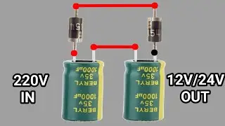 Make 220V TO 12V/24V Dual Battery Charger | Bridge Rectifier Circuit