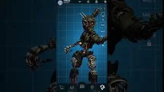 Advanced Ignited Springtrap FNaF AR Workshop Animation