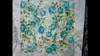 Faux Rice Paper --DIY decoupage   For Junk Journals & more!