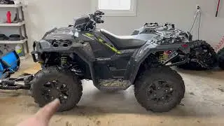 ATV Polaris Tracks / How to Take Tracks off