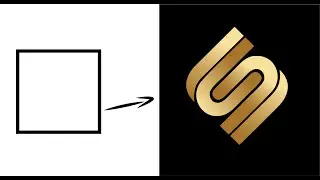 Letter S Logo Design - Learn Coreldraw with Ahsan Sabri
