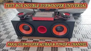 Universal Double Car Subwoofer Box | AUTOMOTIVE CLINIC