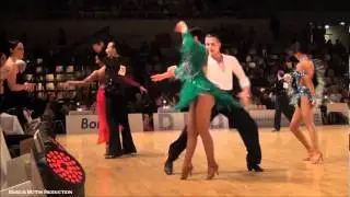 Aarhus 2012 - WDSF Open Adult Latin - Final Chacha - Stefano Vidoni & Orsolya Toth