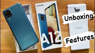 Samsung Galaxy A12 Unboxing, First Look and Features | 48MP Quad Cam | infinity-V Display | 5000mAh