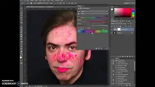 PhotoShop - fjern rød hud