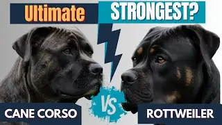 🔴 Cane Corso vs Rottweiler 🐶🔥 Who is the Ultimate Guardian Dog