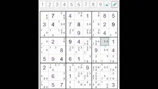 Today's (10/24/24) Tough Sudoku Puzzle