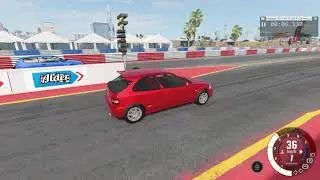 BeamNG.drive Honda Civic EK9 type r vs honda civic eg6 si (1.6 vtec)