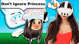 I IGNORED My CRUSH For 24 Hours..😳 (Roblox Vr hands)