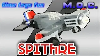SPITFIRE Mini Plane How to build Lego  Как собрать Лего СПИТФВАЕР самолет