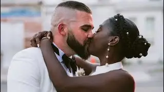 Cute Interracial Newly-Wed Couples