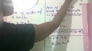 Area of sector and segment of a circle; Heron's formula