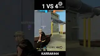 1 vs 4 in cs ranked with desert eagle# #freefire